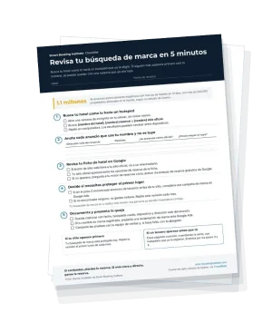 Checklist Revisa tu búsqueda de marca en 5 minutos